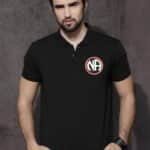 Narcotics Anonymous black polo t shirt