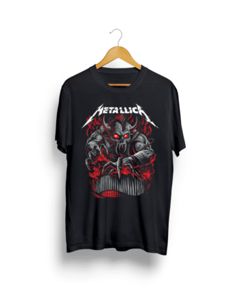 Metallica Black round neck T shirt