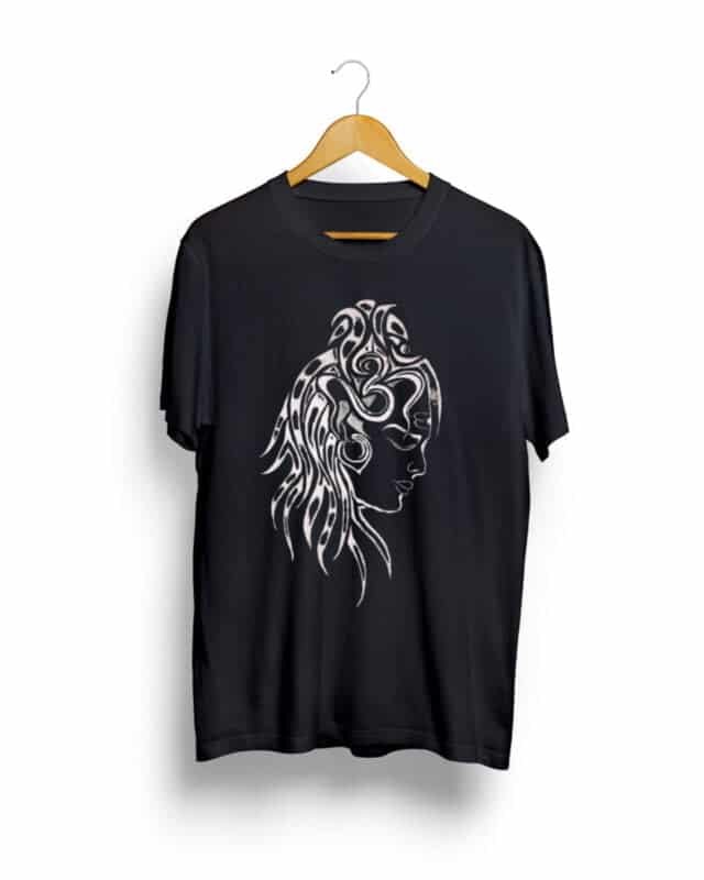 Shiva Round neck black t shirt