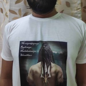 Customer in Shiva tshirt