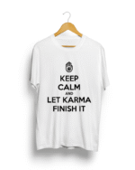 Karma Round neck unisex T shirt