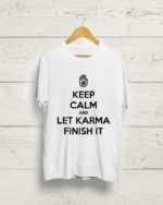 Buy Karma Round neck unisex T shirt