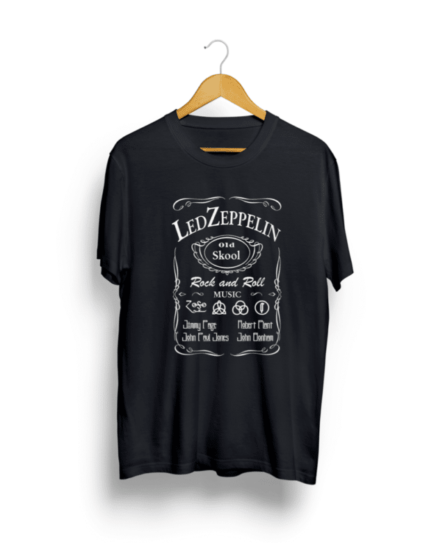 Led Zeppelin round neck tshirt