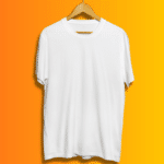 White Color Round Neck Unisex T-Shirt