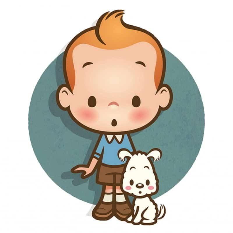 Tintin illustration art