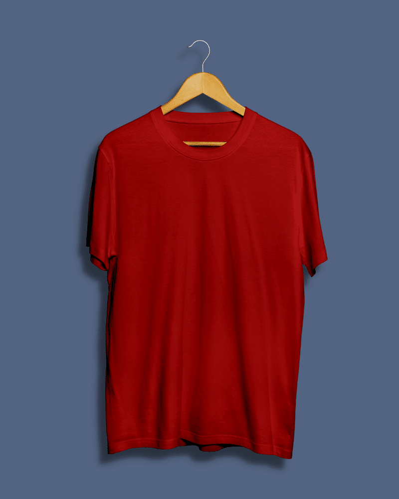 Buy Maroon Color Round Neck Unisex T-Shirt
