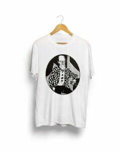 Professor Shonku white unisex t shirt
