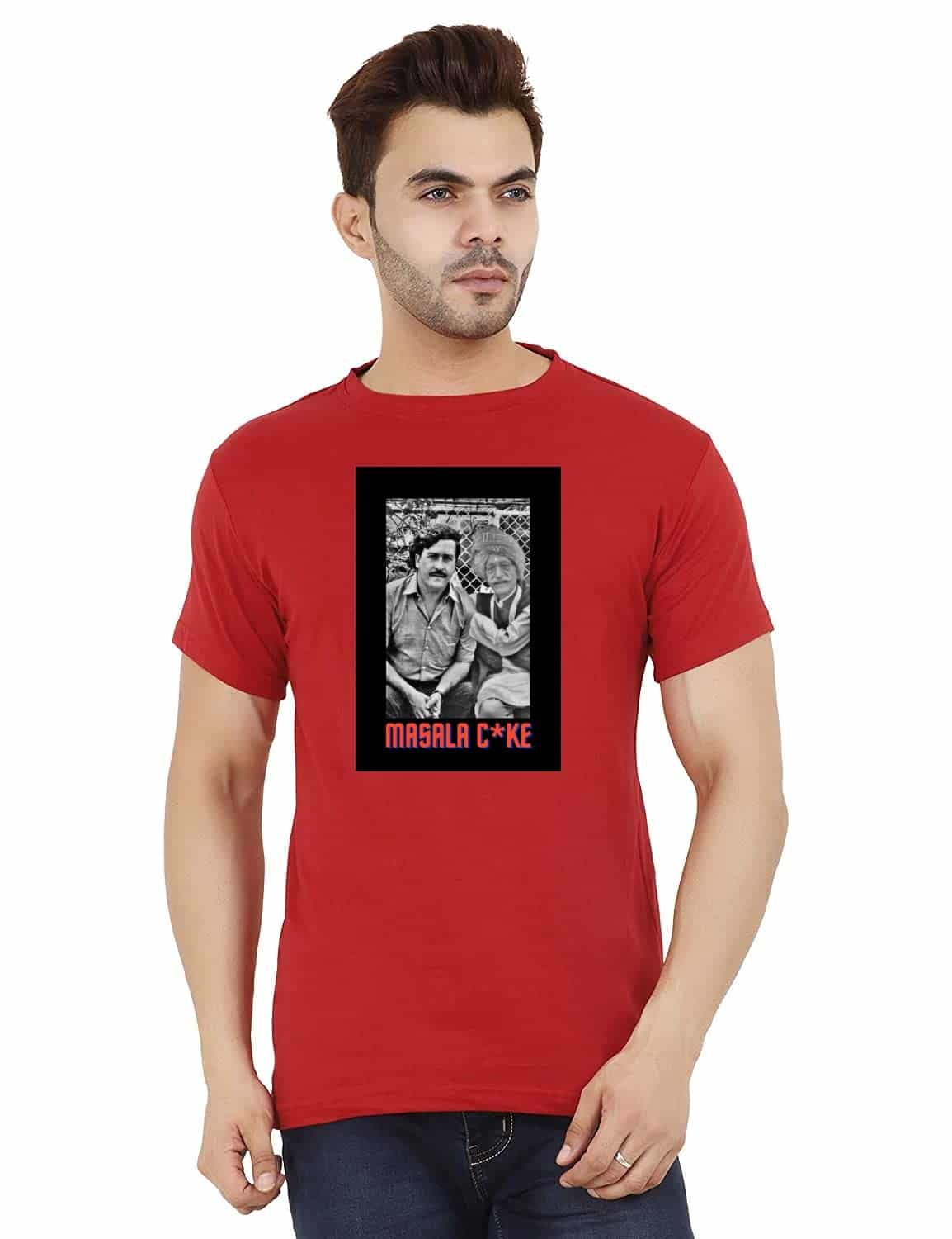 Masala Coke Red colour unisex T shirt