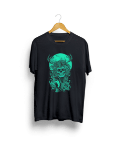 Psychedelic Devil black unisex T shirt