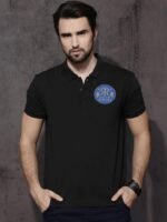 Rajasthan Royals Black Unisex Polo IPL T-shirt