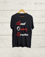 GOD Black colour unisex T shirt