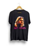 Kurt Cobain illustration graphic tshirt