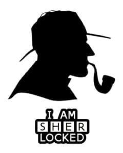 Sherlocked Round neck unisex T shirt