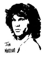Jim Morrison tshirt graphic art