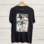 Pink Floyd fan art Shop Round neck Unisex Black T shirt