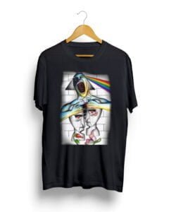 Pink Floyd fan art round neck unisex t shirt