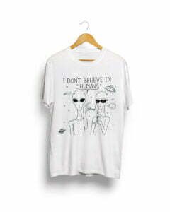 Stoner alien white t shirt