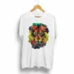 Lion illustration graphic t shirt
