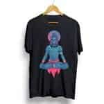 Buy Shiva art Black unisex T shirt