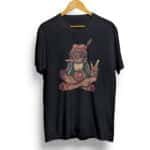 Stoner Grandpa Black unisex t shirt