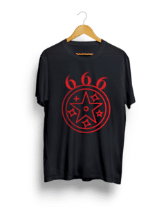 666 Graphic Black T shirt