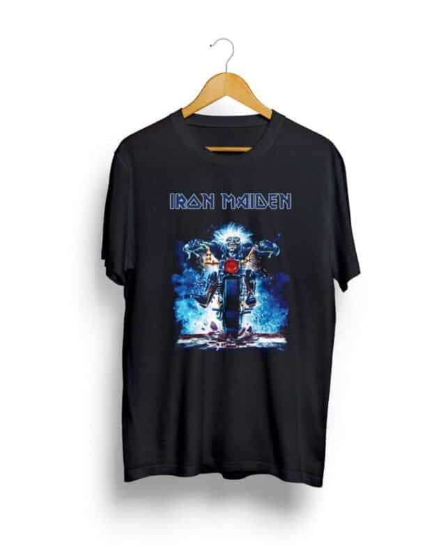 Iron Maiden Eddie graphic T shirt