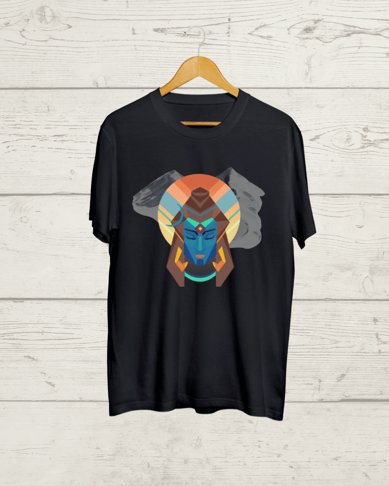 Buy Shiva Illustration Graphic T-shirt