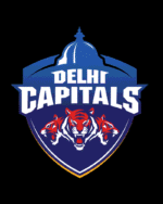 Delhi Capitals Black Unisex Polo IPL T-shirt Logo