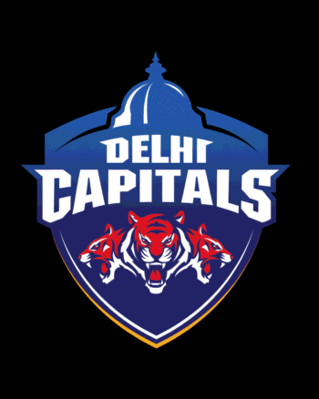 Delhi Capitals Black Unisex Polo IPL T-shirt Logo