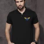 Lucknow Super Giants Black Unisex Polo IPL T-shirt