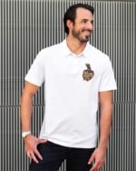 Kolkata Knight Riders KKR White Unisex Polo IPL T-Shirt