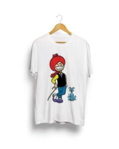 Chacha Chaudhary white unisex t shirt