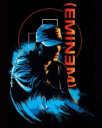 Shop Eminem Black Unisex T shirt (Buy Latest music merch) - Image 2