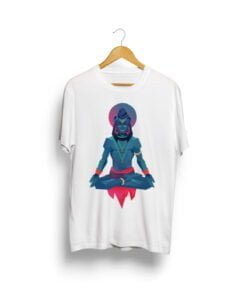 Shiva art white unisex t shirt