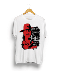 Bhagat Singh round neck unisex Tshirt
