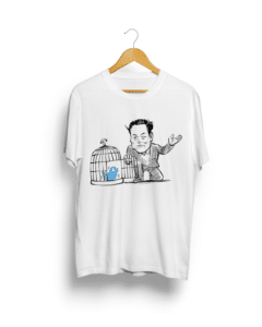 Elon musk and twitter unisex t shirt 