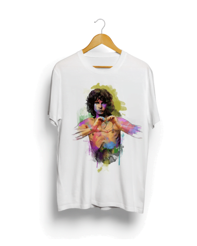 Jim Morrison graphic t shirt 