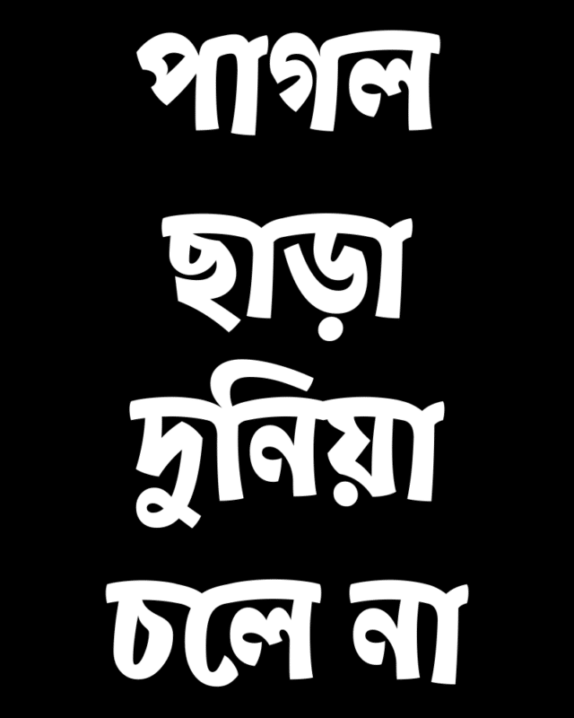 Pagol chara duniya chole na