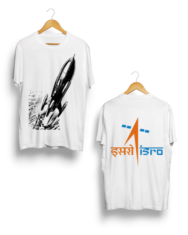 Buy ISRO graphic print t shirt 