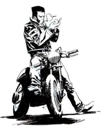 Wolverine smoking joint