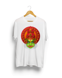 Kathakali print Round Neck T shirt