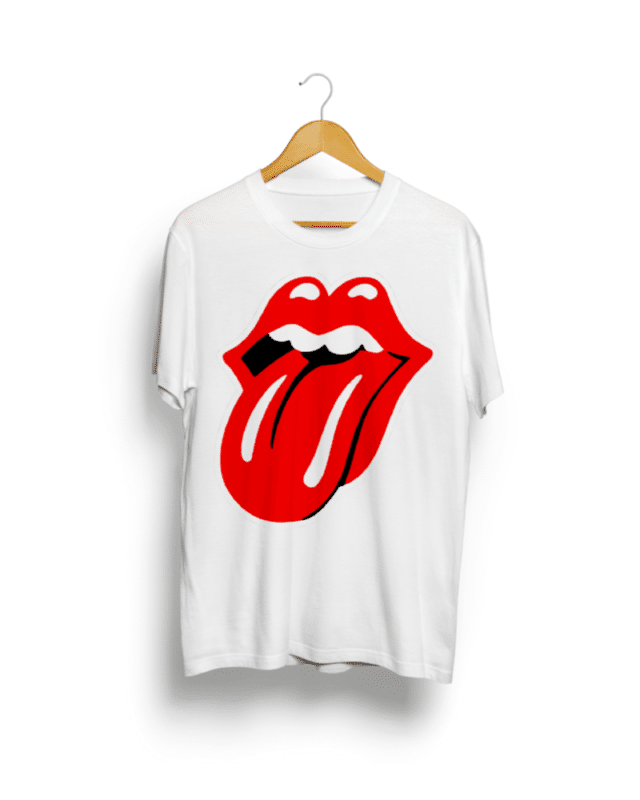 Rolling Stones graphic print white Tshirt