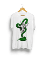 Shiva print white t shirt