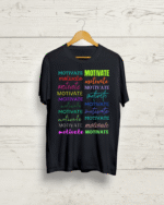 Buy MOTIVATE Black T shirt