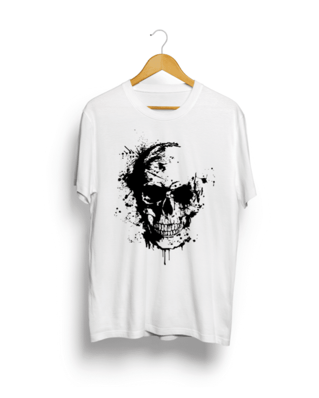 Skull print white Tshirt