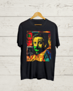 Buy Einstein print Black T Shirt