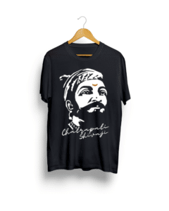 Chatrapati Shivaji Jai Maratha Black T shirt
