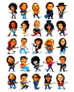 Buy Legends of Rock Music white Tshirt - Image 2