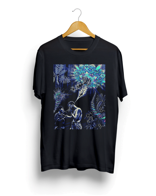 Psychedelic revolution Black T shirt