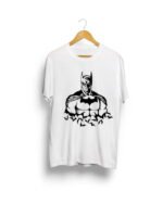 Buy Batman round neck white T shirt